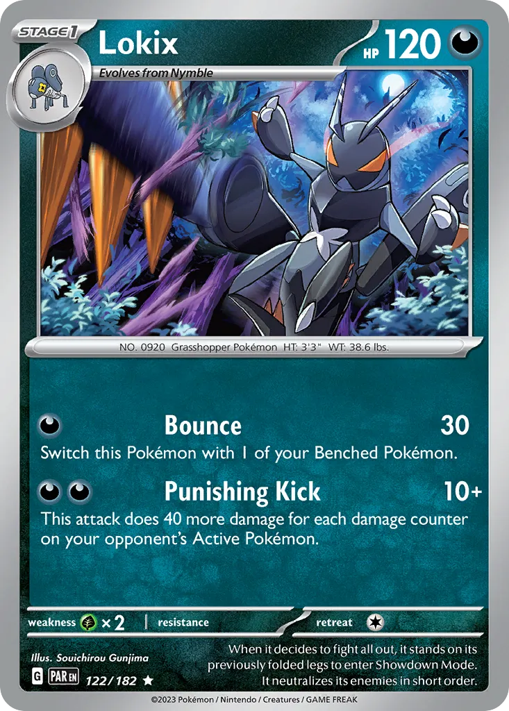 Lokix from SV04: Paradox Rift - Pokemon