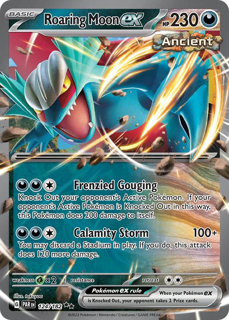 Rugit-Lune ex — SV04: Paradox Rift — Pokémon