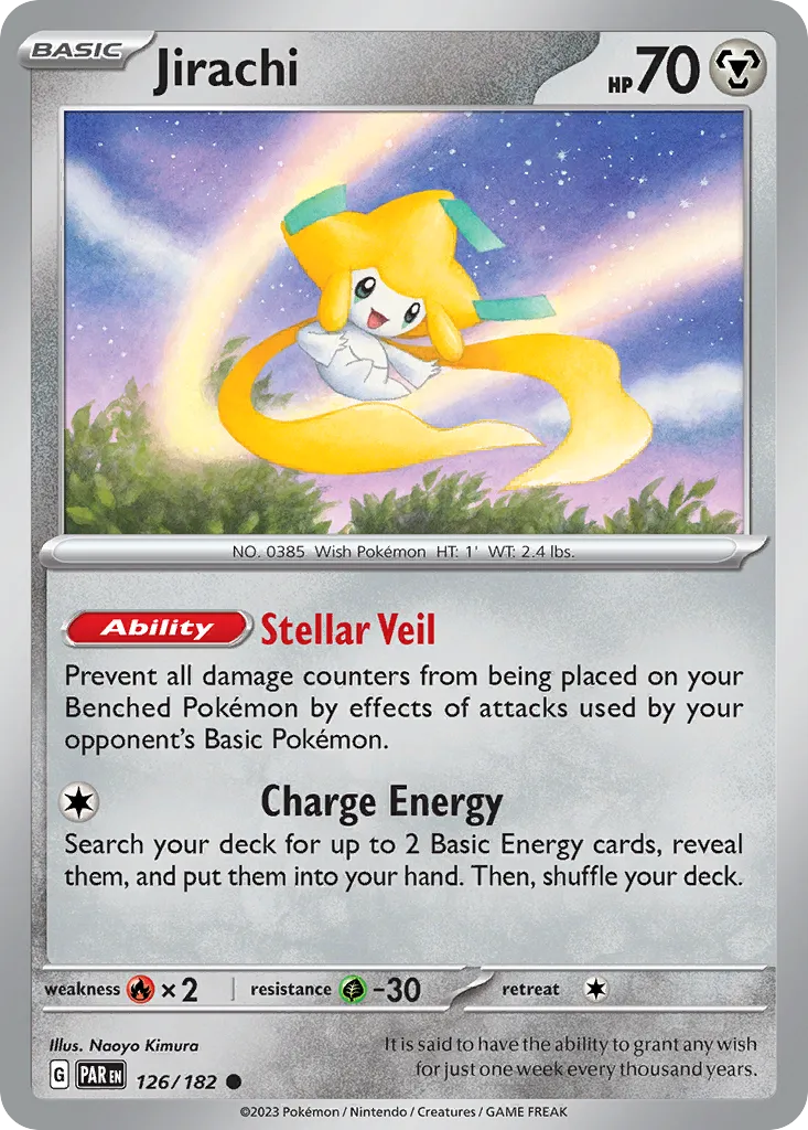 Jirachi — SV04: Paradox Rift — Pokemon
