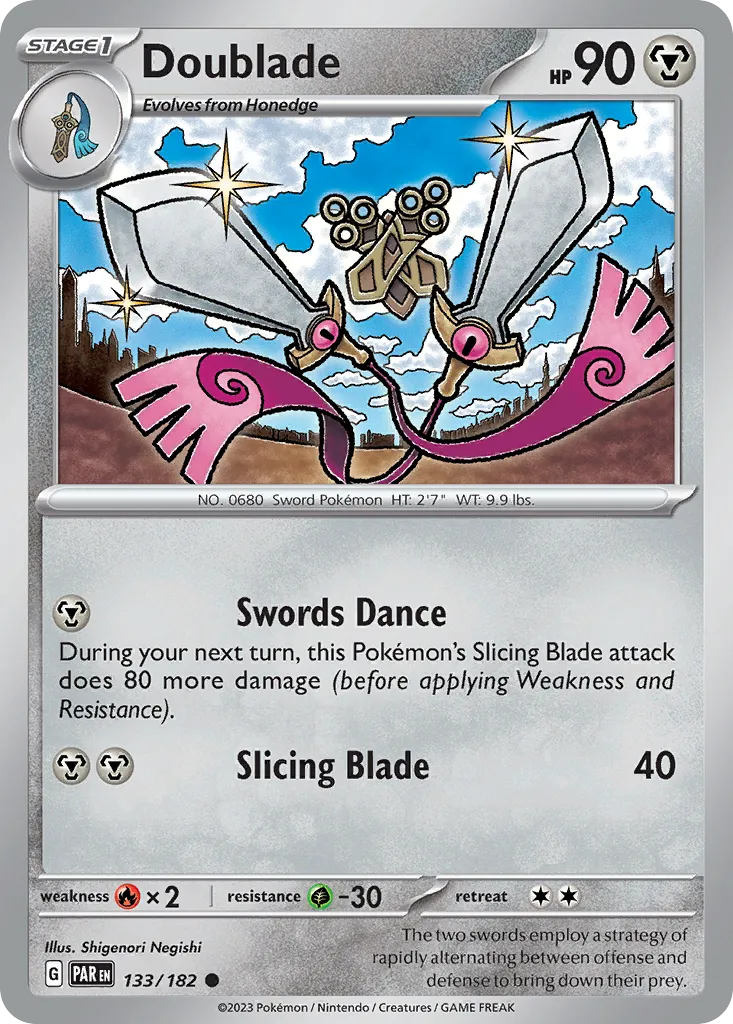 Doublade — SV04: Paradox Rift — Pokémon
