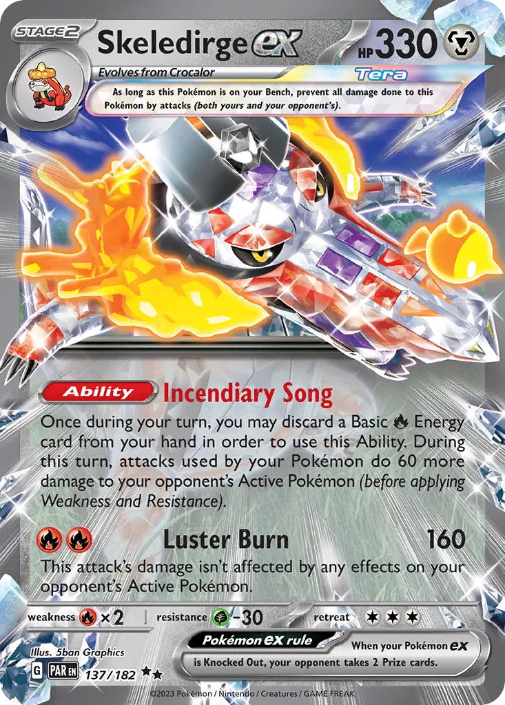 Skeledirge ex — SV04: Paradox Rift — Pokemon