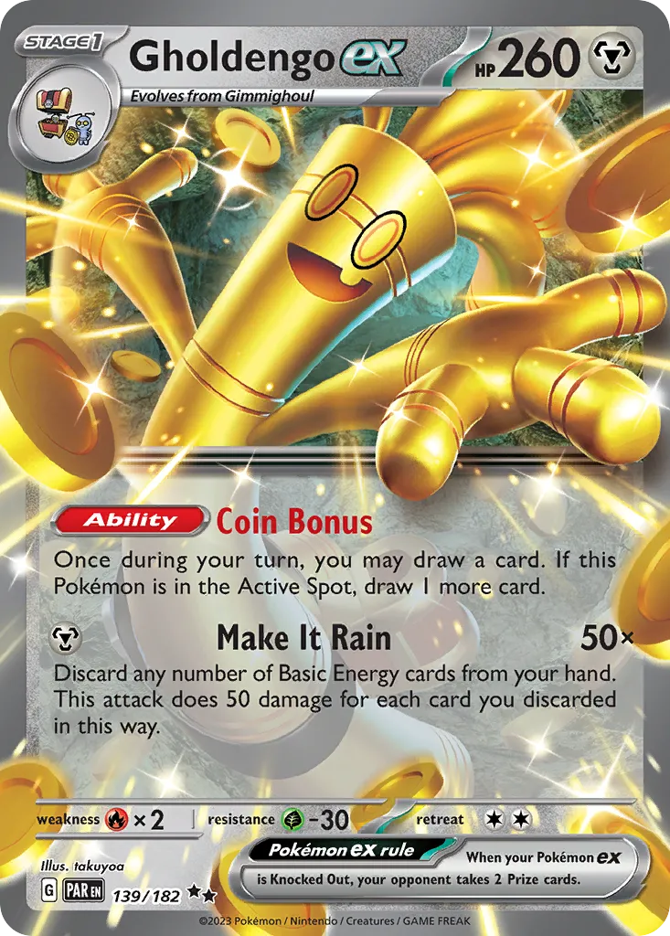 Gholdengo ex — SV04: Paradox Rift — Pokémon