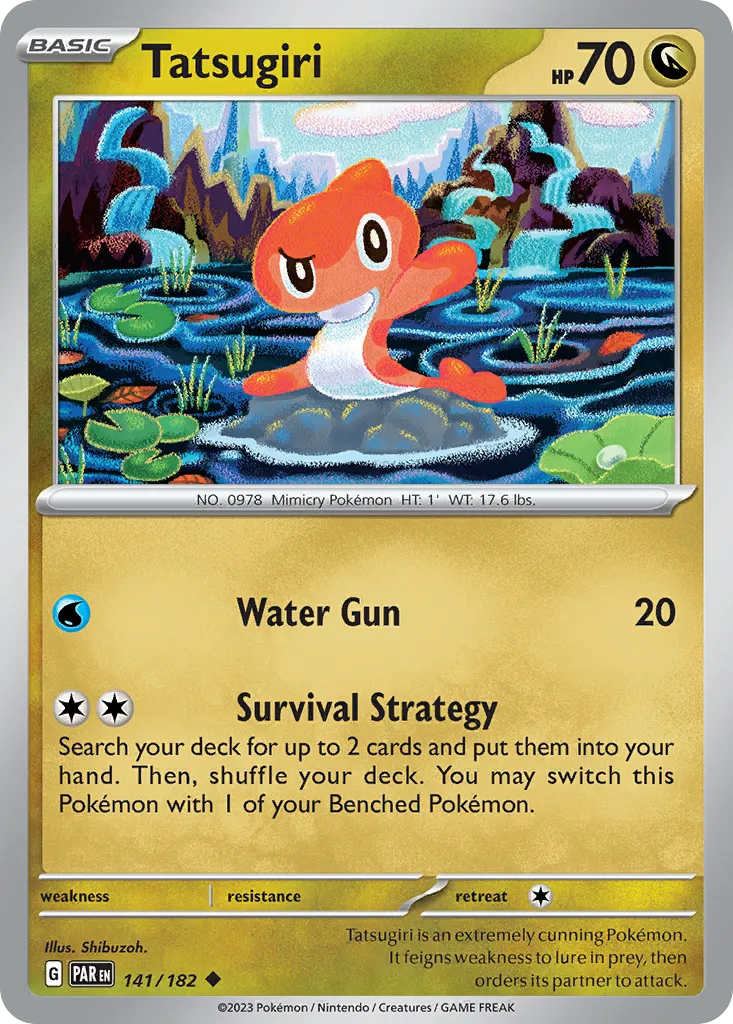 Tatsugiri — SV04: Paradox Rift — Pokémon