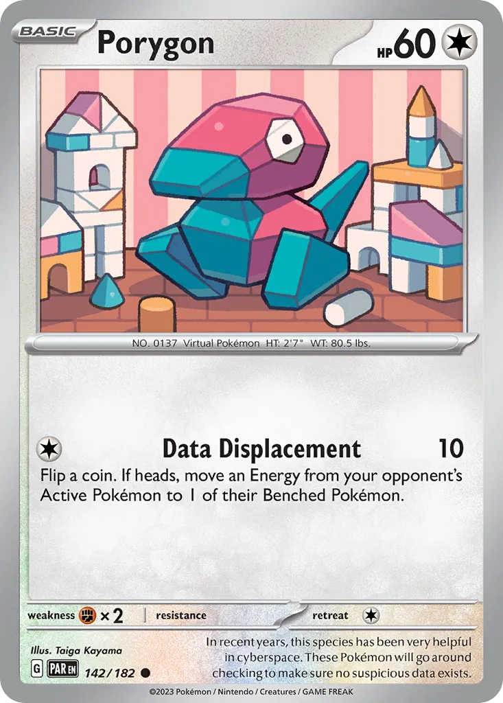 Porygon — SV04: Paradox Rift — Pokémon