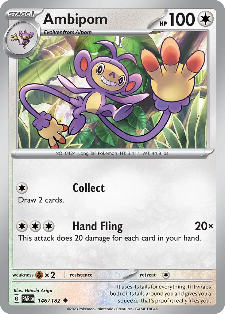Ambipom — SV04: Paradox Rift — Pokémon