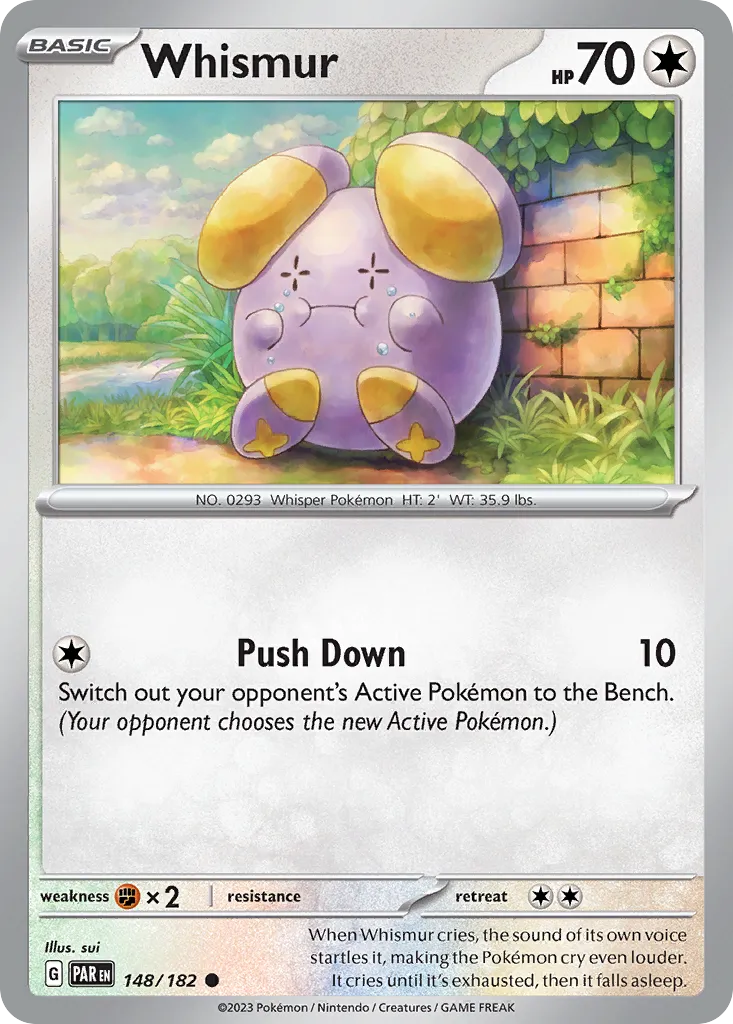 Whismur — SV04: Paradox Rift — Pokémon