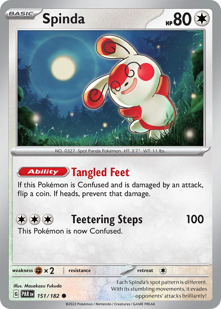 Spinda — SV04: Paradox Rift — Pokémon
