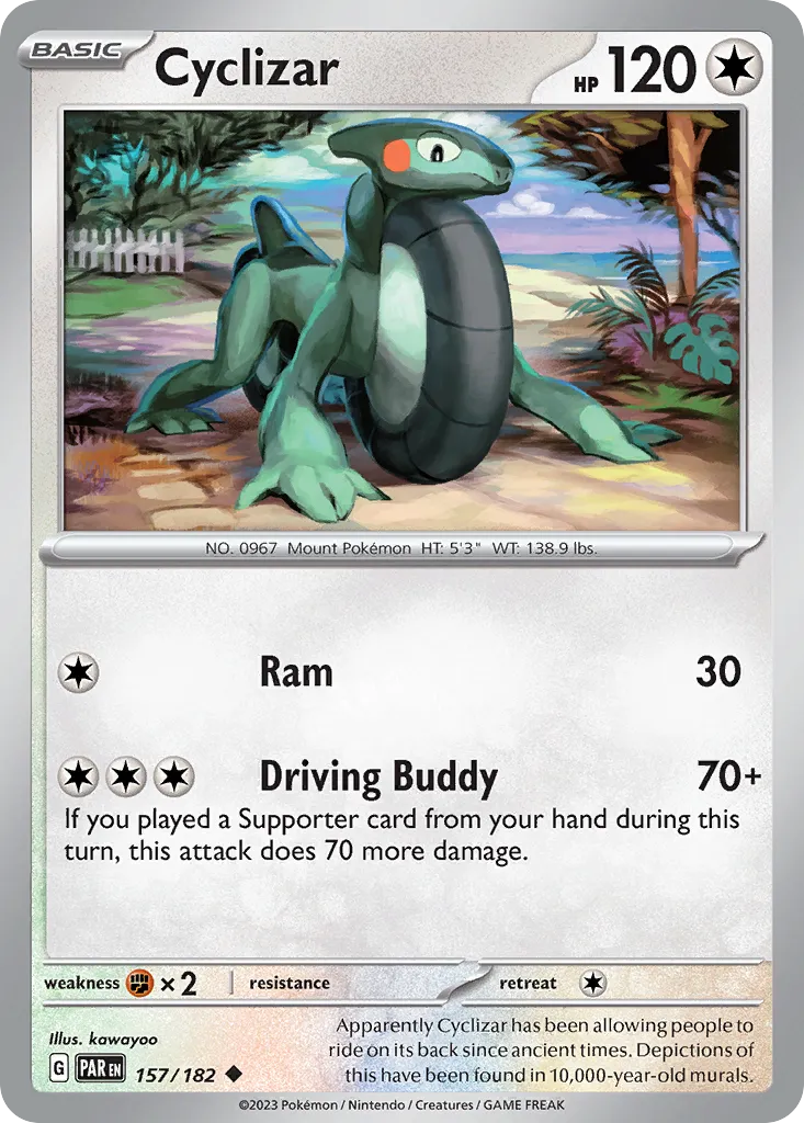 Cyclizar — SV04: Paradox Rift — Pokémon