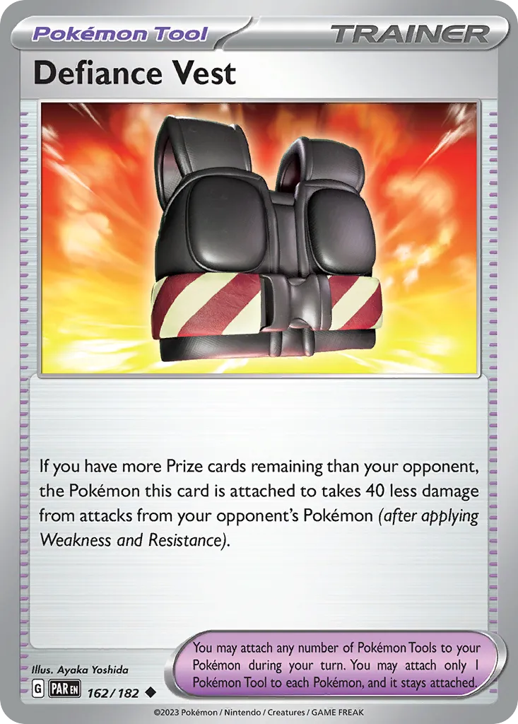 Defiance Vest — SV04: Paradox Rift — Pokémon