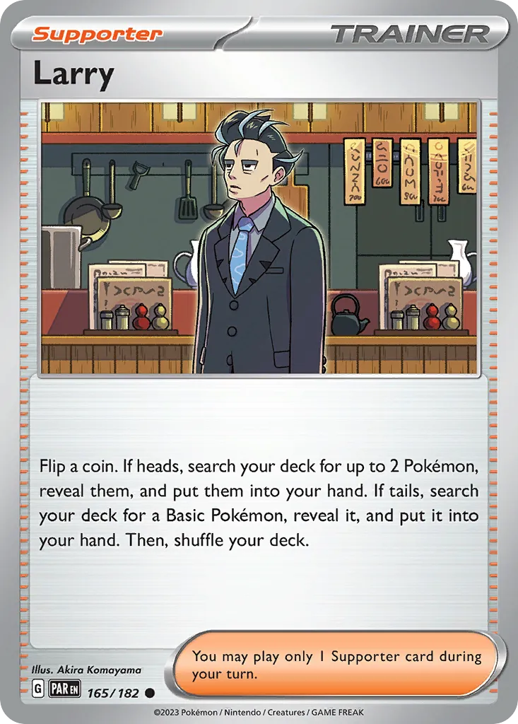 Larry — SV04: Paradox Rift — Pokémon