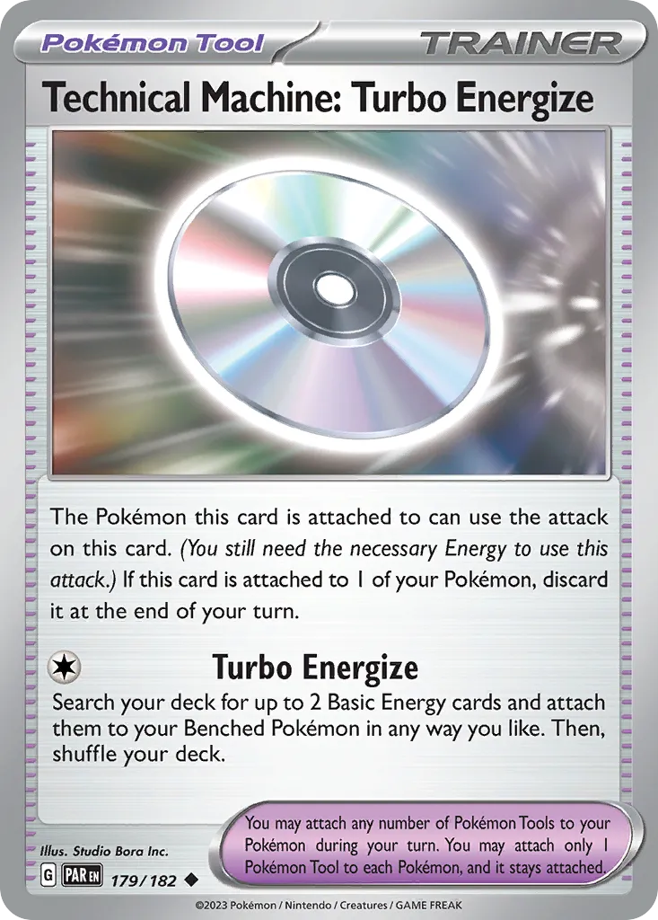 Technical Machine: Turbo Energize — SV04: Paradox Rift — Pokémon
