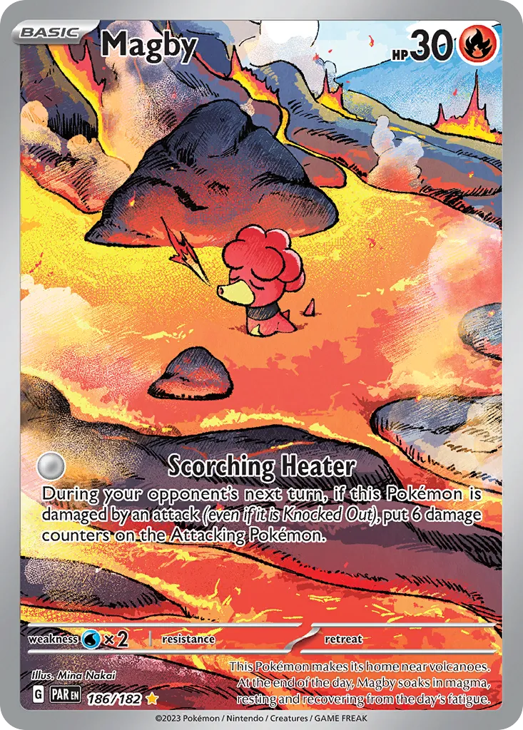 Magby — SV04: Paradox Rift — Pokemon