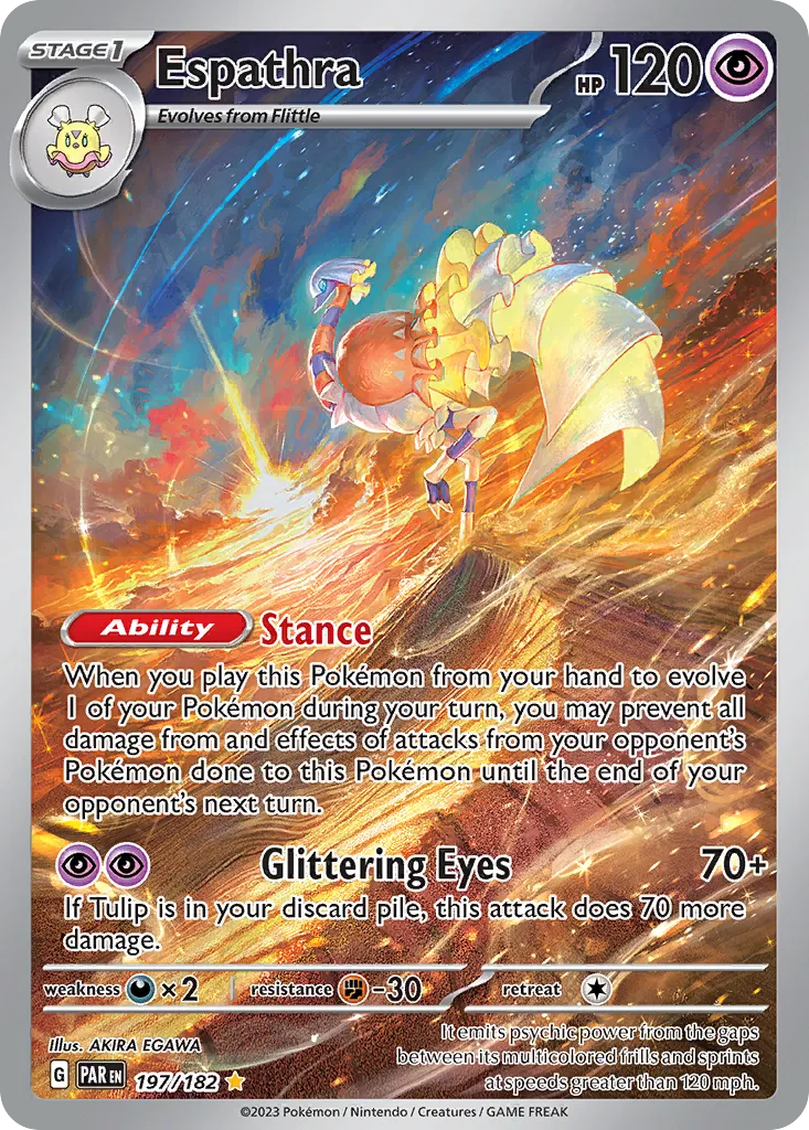Espathra — SV04: Paradox Rift — Pokémon