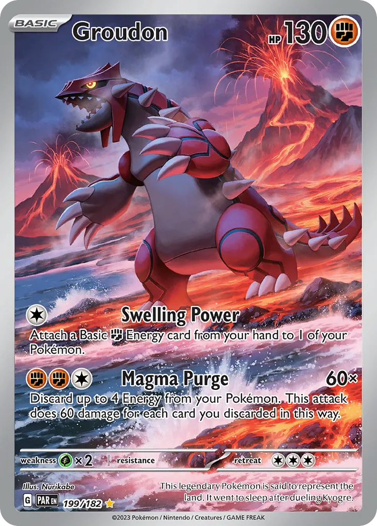Groudon — SV04: Paradox Rift — Pokémon