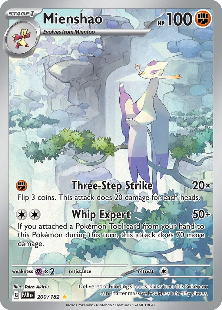 Mienshao — SV04: Paradox Rift — Pokémon