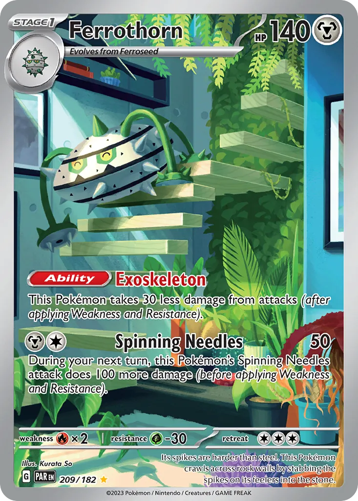 Ferrothorn — SV04: Paradox Rift — Pokémon
