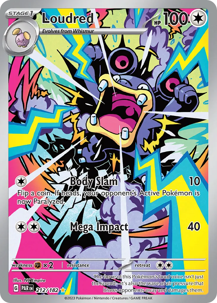 Loudred — SV04: Paradox Rift — Pokémon