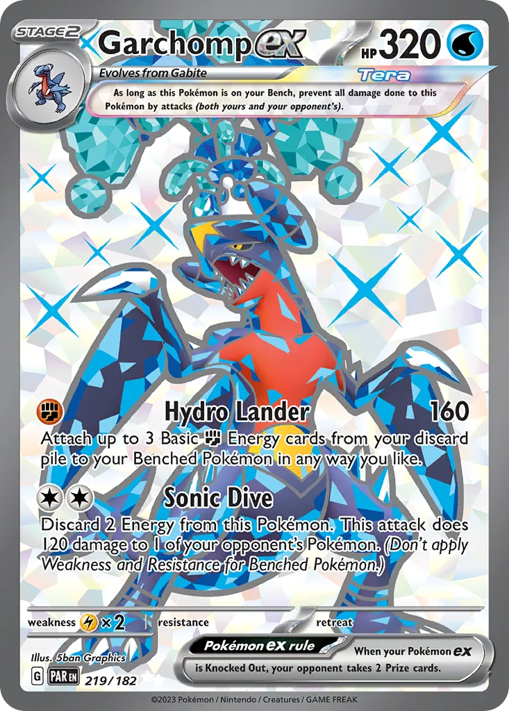Carchacrok ex — SV04: Paradox Rift — Pokémon