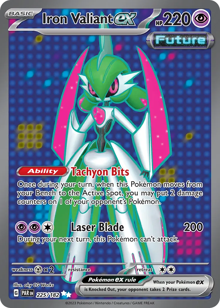 Iron Valiant ex — SV04: Paradox Rift — Pokemon