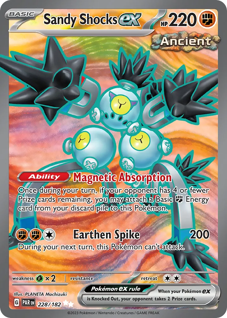 Sandy Shocks ex — SV04: Paradox Rift — Pokémon