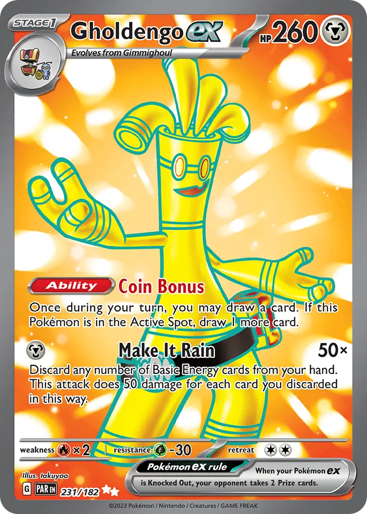 Gholdengo ex — SV04: Paradox Rift — Pokemon