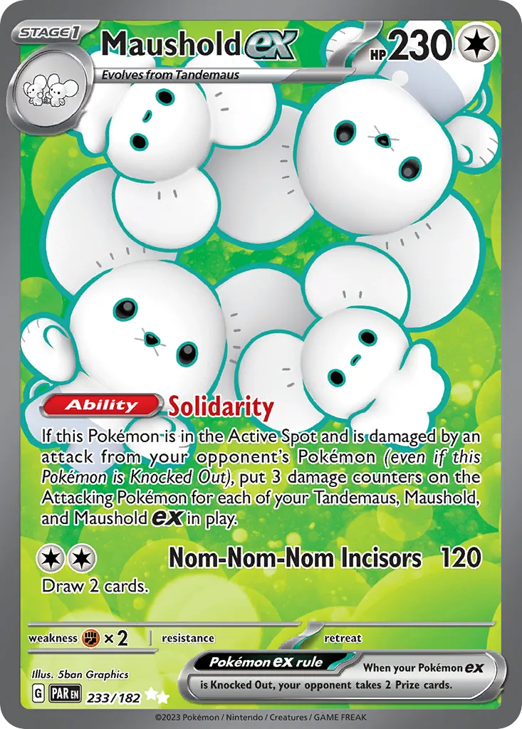 Maushold ex — SV04: Paradox Rift — Pokemon