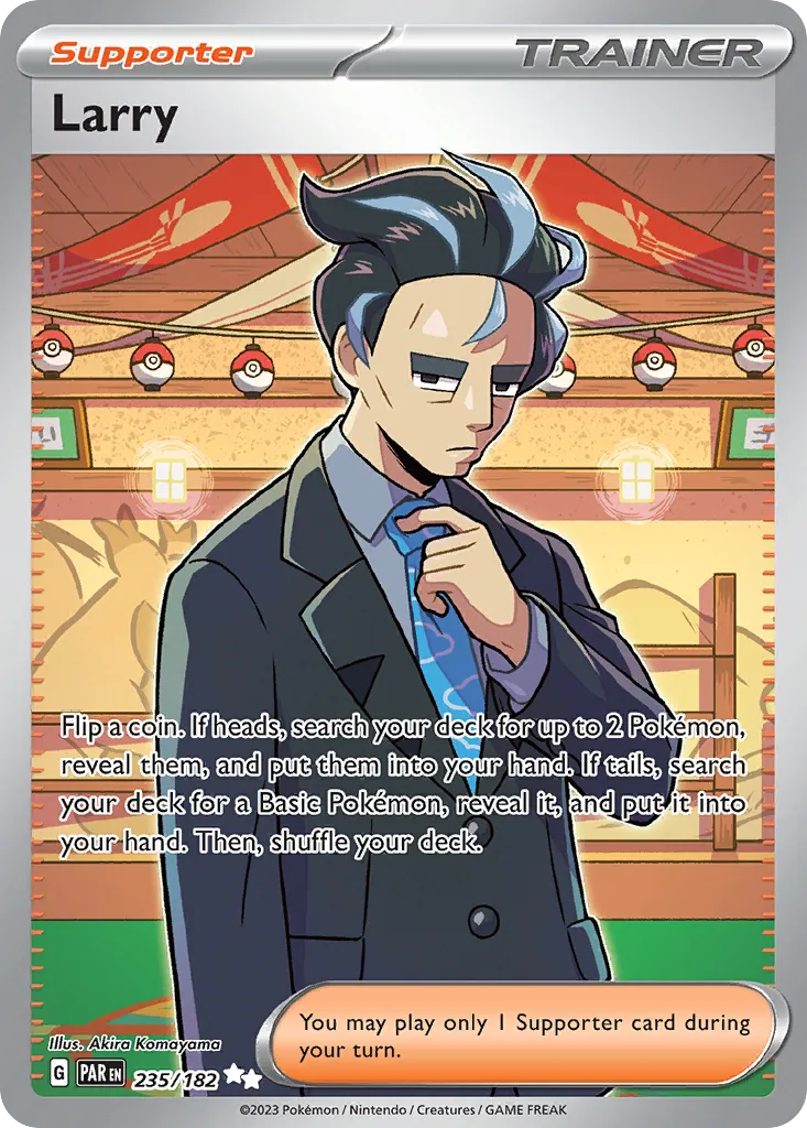 Larry — SV04: Paradox Rift — Pokemon
