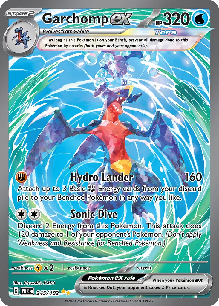 Garchomp ex — SV04: Paradox Rift — Pokemon