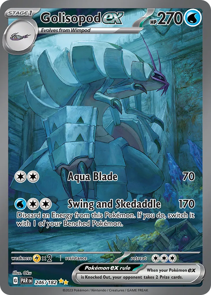 Golisopod ex — SV04: Paradox Rift — Pokémon