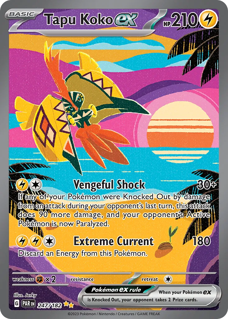 Tapu Koko ex — SV04: Paradox Rift — Pokemon