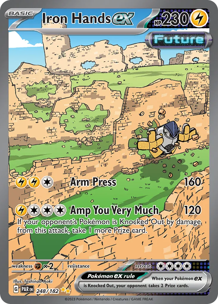 Iron Hands ex — SV04: Paradox Rift — Pokemon