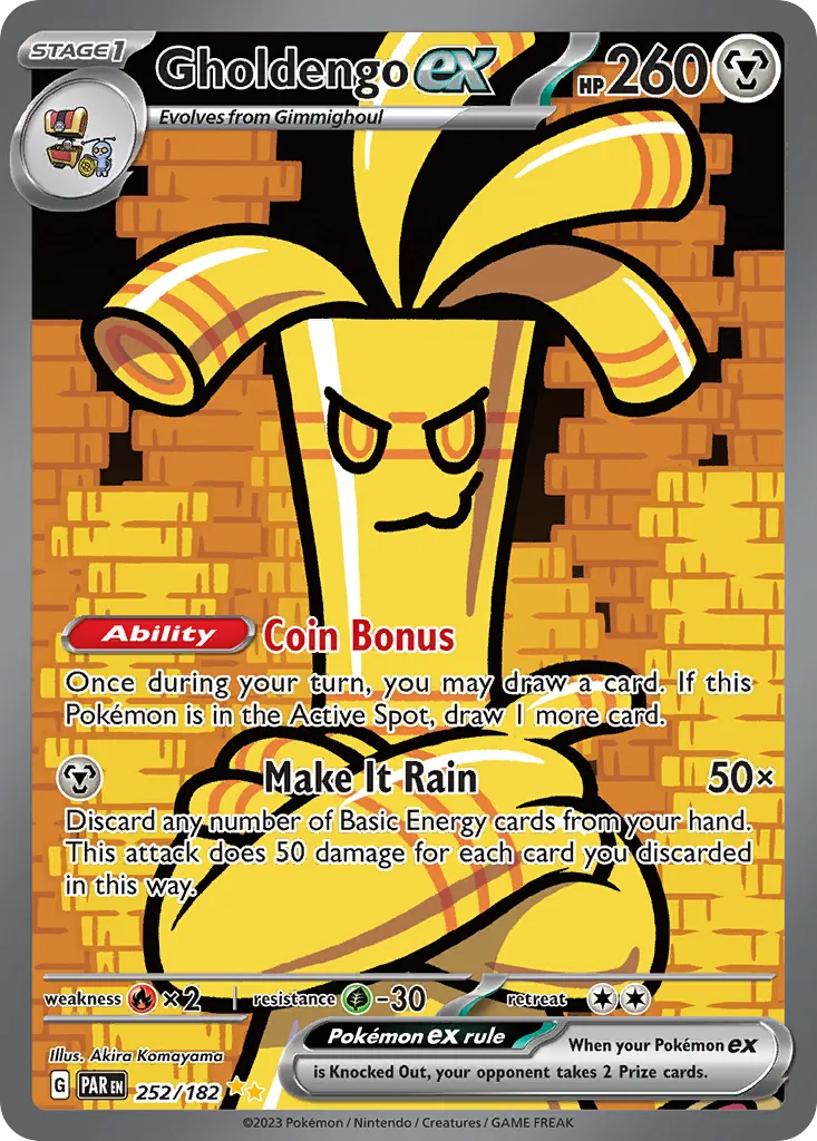 Gholdengo ex from SV04: Paradox Rift - Pokemon