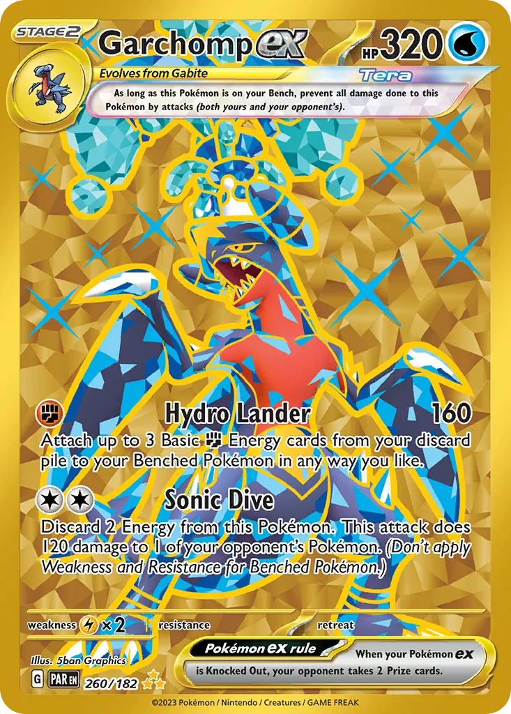 Garchomp ex — SV04: Paradox Rift — Pokémon