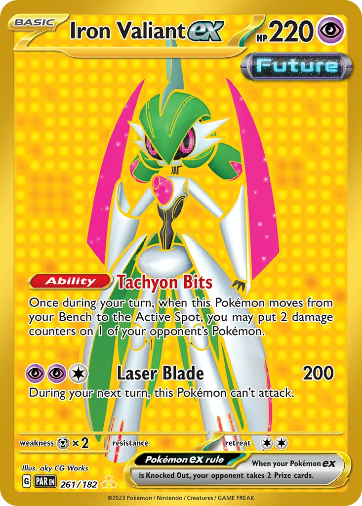 Iron Valiant ex — SV04: Paradox Rift — Pokémon
