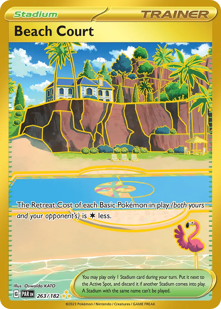 Terrain de Plage — SV04: Paradox Rift — Pokémon