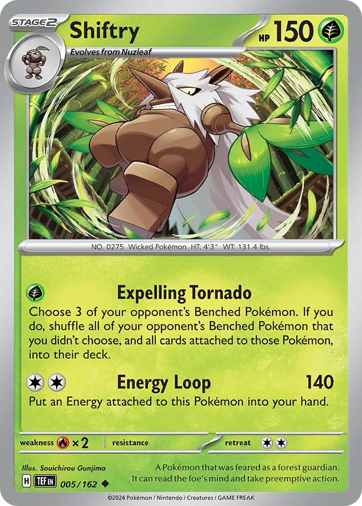 Shiftry — SV05: Temporal Forces — Pokémon