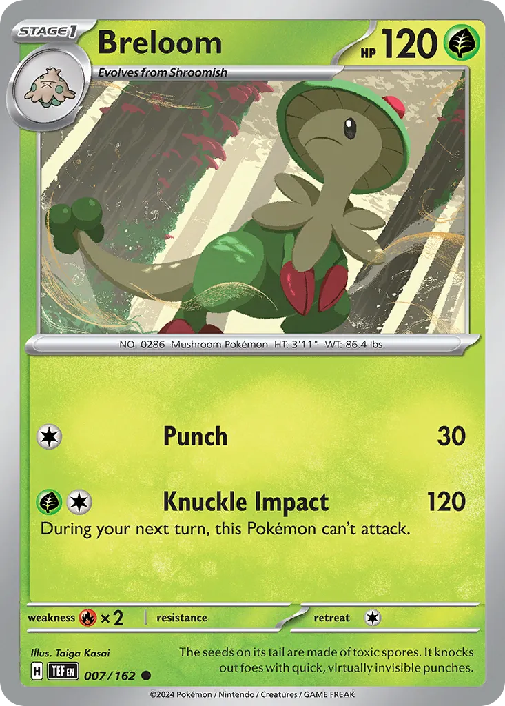 Breloom — SV05: Temporal Forces — Pokémon