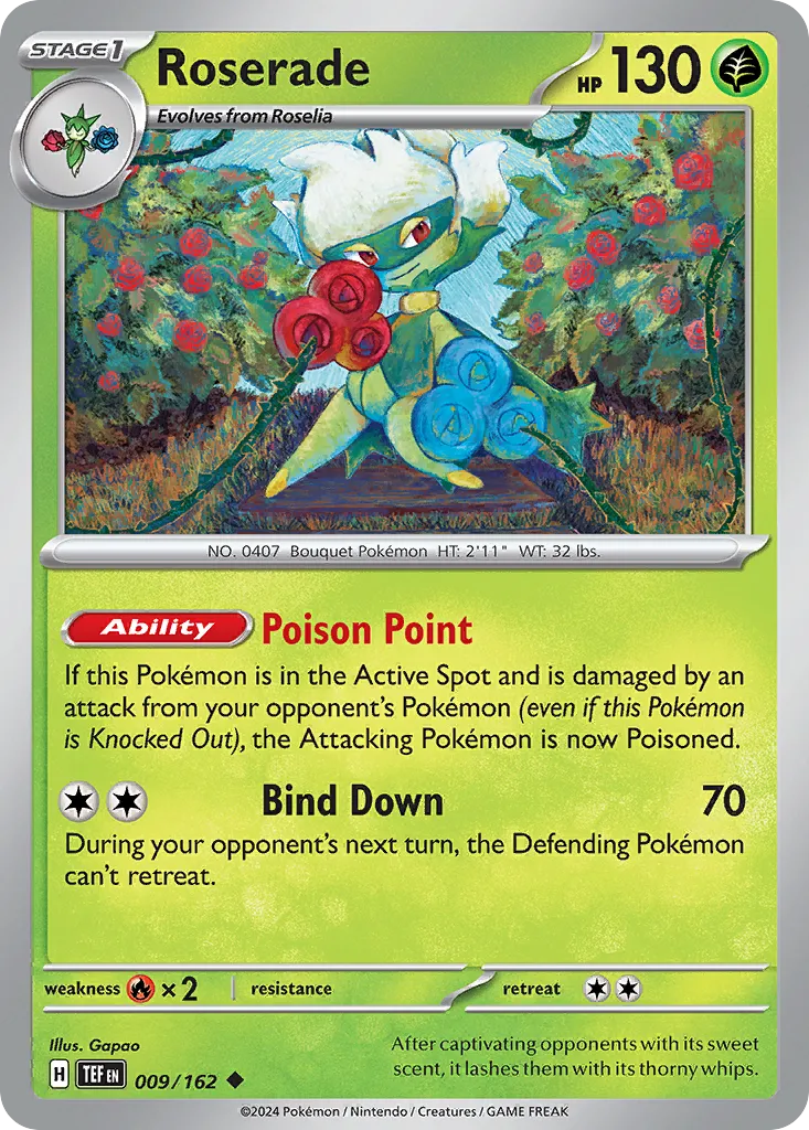 Roserade — SV05: Temporal Forces — Pokémon