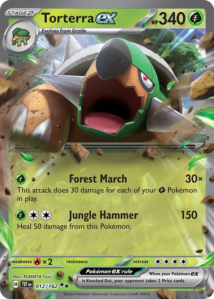Torterra ex — SV05: Temporal Forces — Pokémon