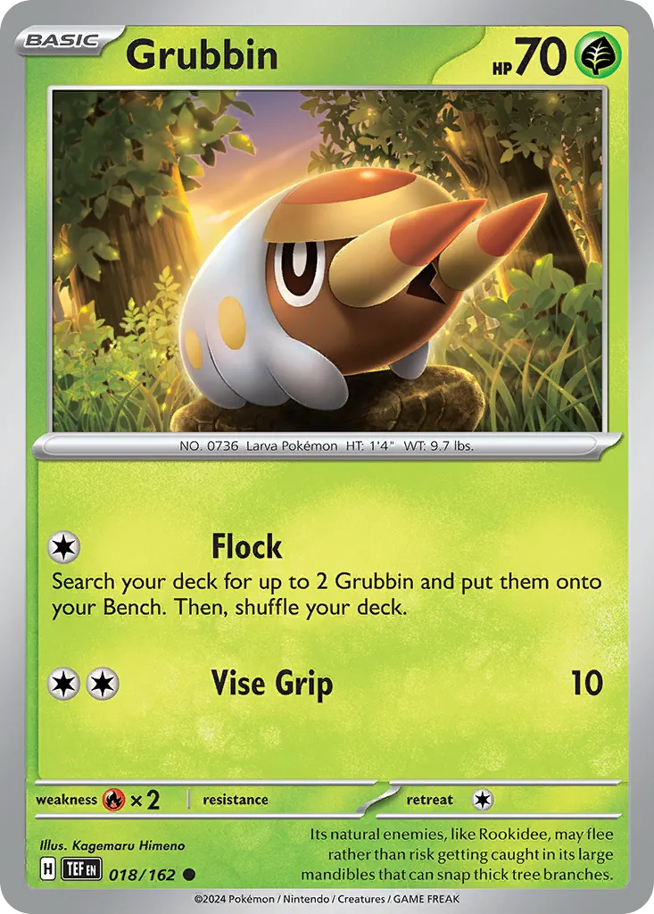 Grubbin — SV05: Temporal Forces — Pokémon