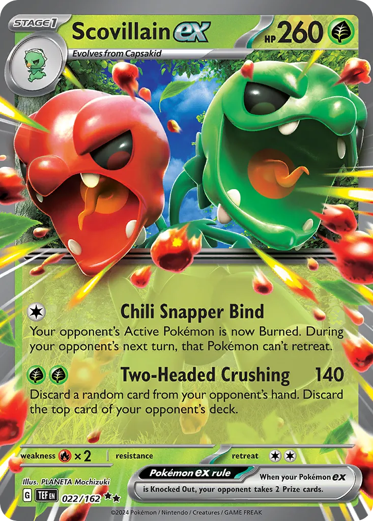 Scovillain ex from SV05: Temporal Forces - Pokemon