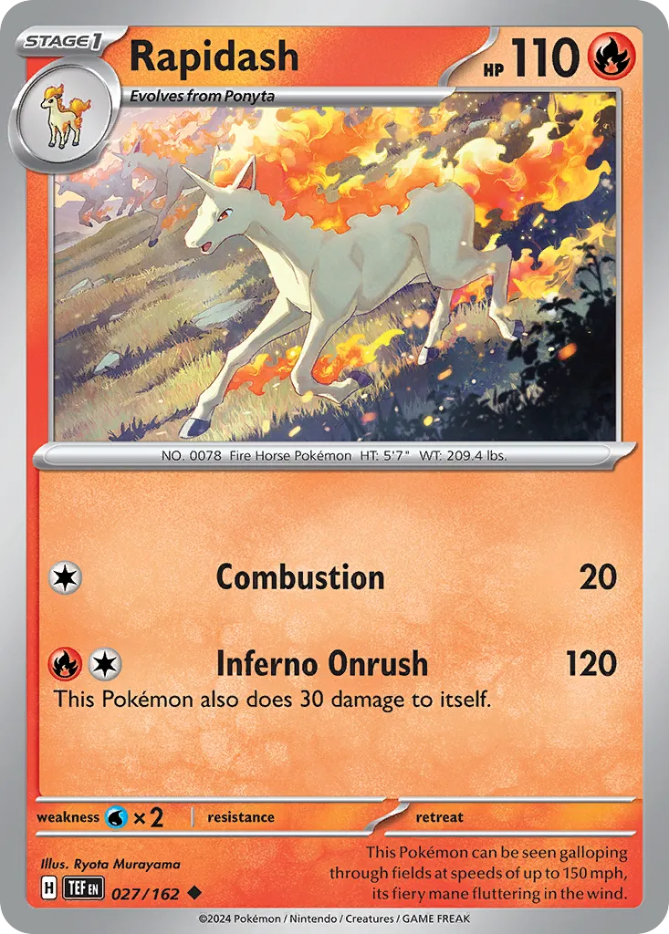 Rapidash — SV05: Temporal Forces — Pokemon
