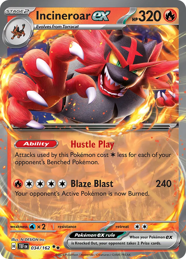 Félinferno ex — SV05: Temporal Forces — Pokémon