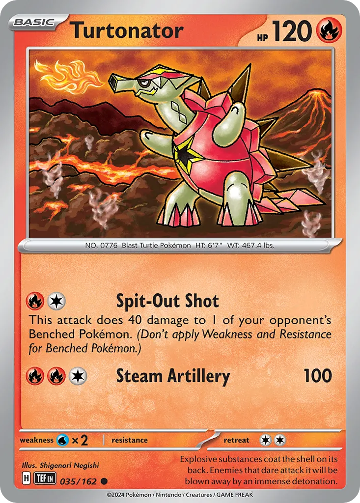 Turtonator — SV05: Temporal Forces — Pokémon