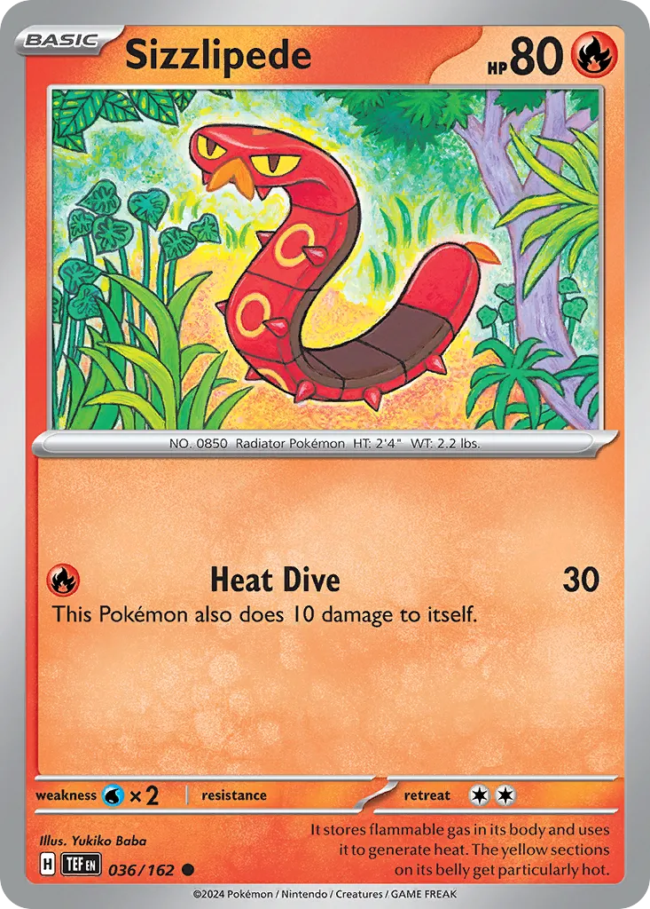 Sizzlipede — SV05: Temporal Forces — Pokémon