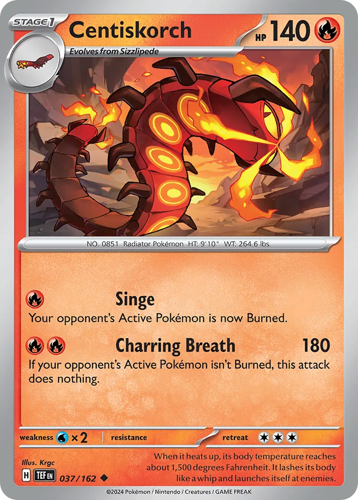 Centiskorch — SV05: Temporal Forces — Pokémon