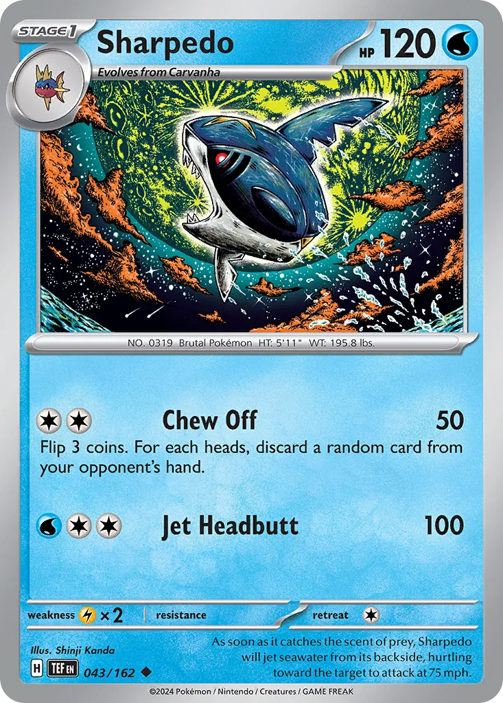 Sharpedo — SV05: Temporal Forces — Pokémon