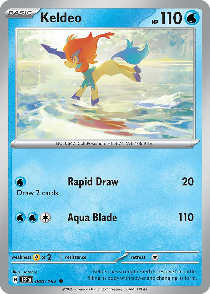 Keldeo — SV05: Temporal Forces — Pokemon