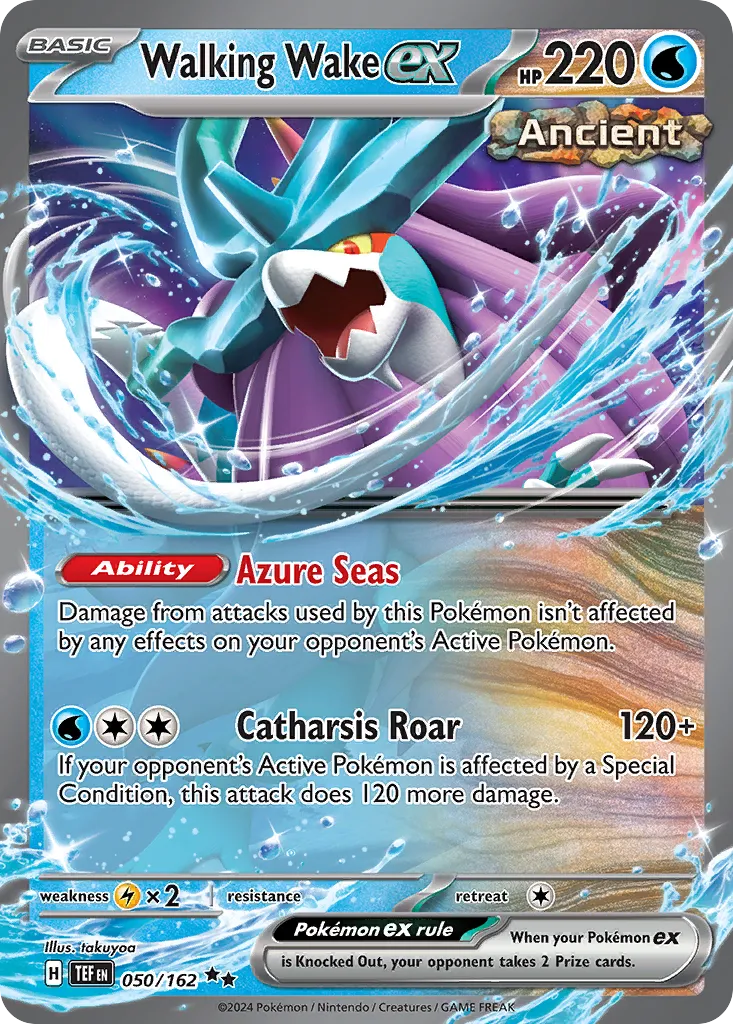 Serpente-Eau ex — SV05: Temporal Forces — Pokemon