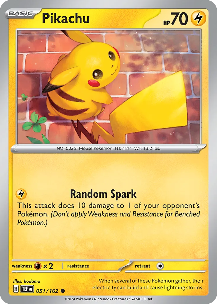 Pikachu — SV05: Temporal Forces — Pokémon